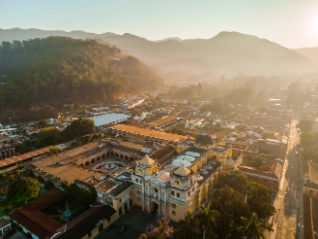 A cityscape of a latin american city