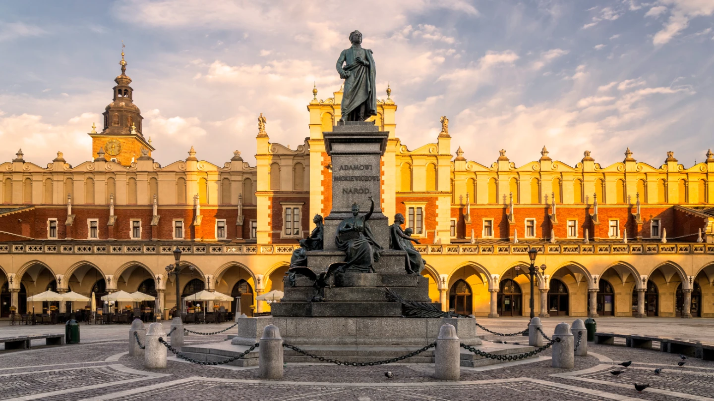 The main market square in Krakow