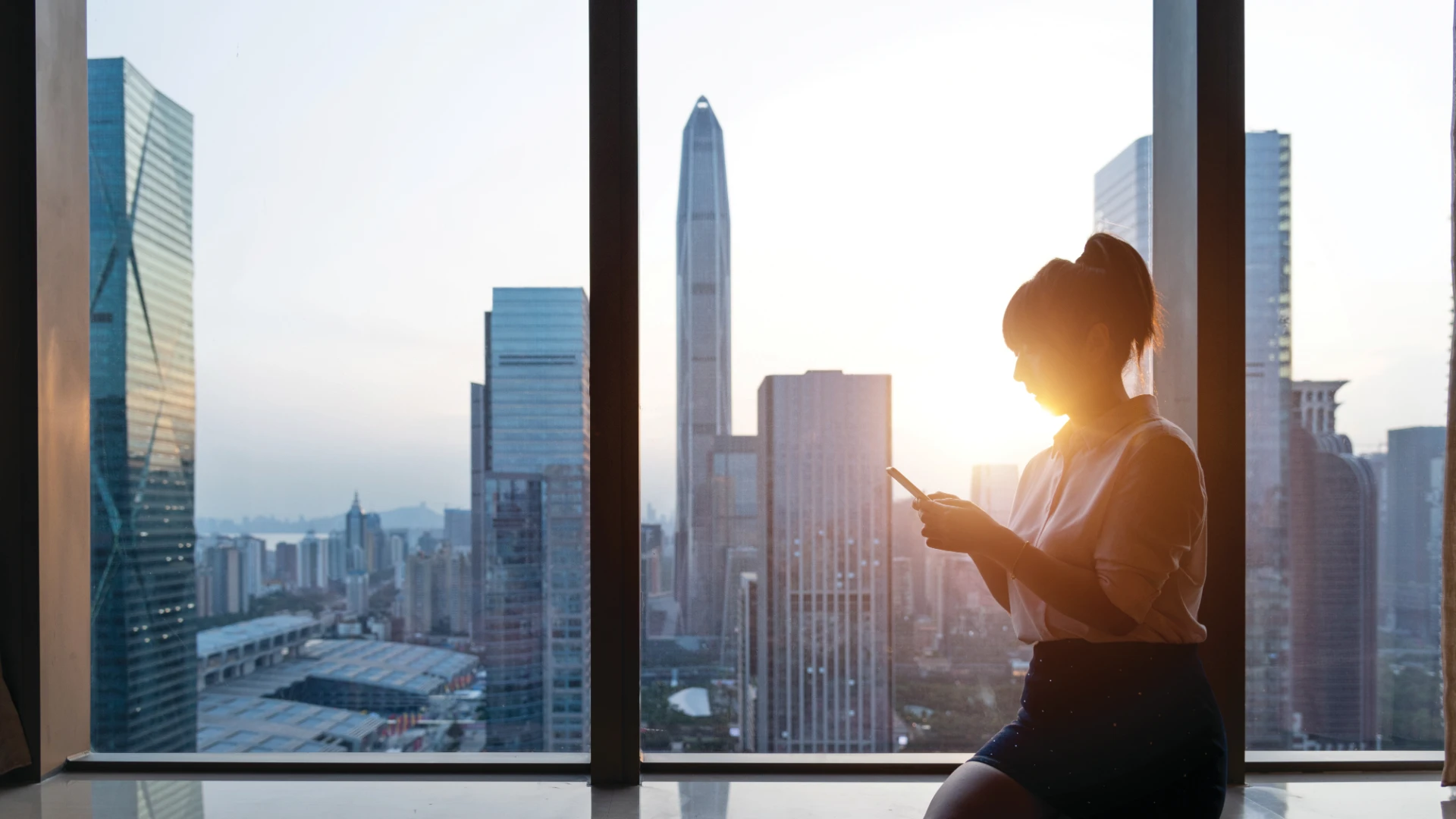 Cityscape window